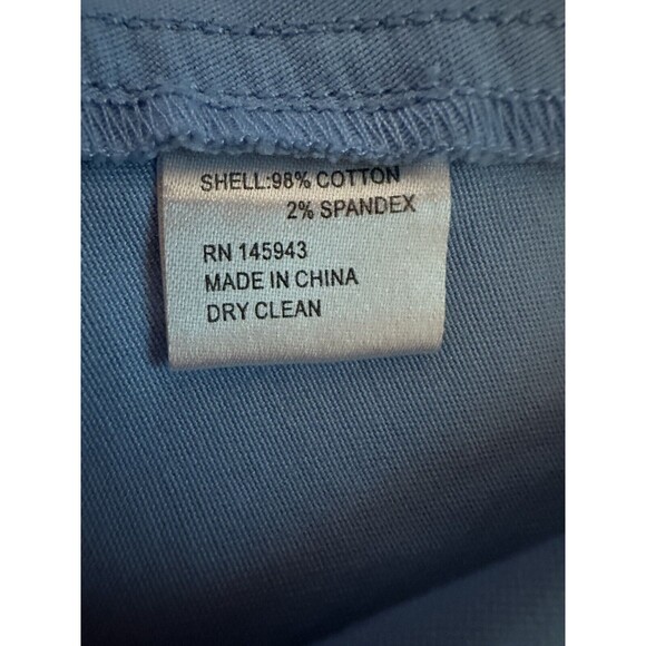 COLOR ME COURTNEY Alle Blue Canvas Utility Dress Women's SIZE 4 - Picture 7 of 13